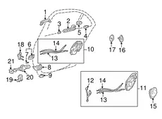 Ручка двери TOYOTA / LEXUS 6920850010D0