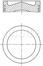 Air filter element LX 3185 MAHLE