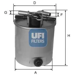 Топливный фильтр UFI 5558200