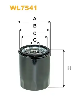 Oil filter WL7541 WIX