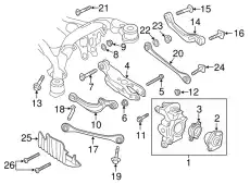 Рычаг подвески VAG 4M0505398Q