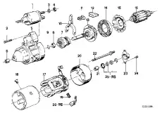 Шестерня муфты свободного хода ! \BMW 3' E30, 5' E28, 7' E32, E38, 8' E31 12 41 1 289 480