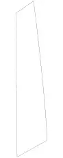 Tape - rear door black frame front, lh 863813Y000 HYUNDAI