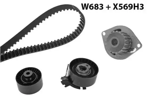 Water pump kits 683K3 MGA