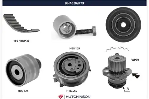 Water pump kits KH 462WP79 HUTCHINSON
