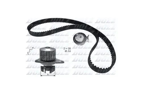 Timing belt 5KD047 DOLZ