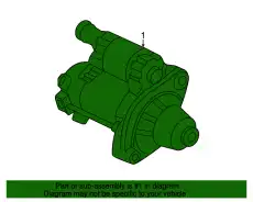Стартер HONDA 312005A2A02