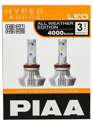 LEH132E PIAA BULB LED HYPER ARROS LEH132E (H8/H11/H9/H16)