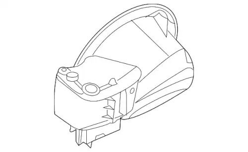 Патрубок бензобака LAND ROVER LR002241