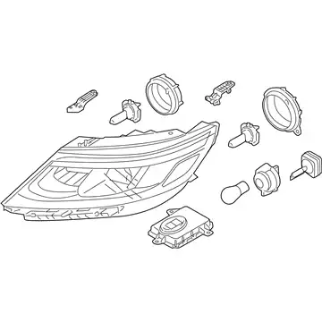 Фонарь габаритный KIA 921011U600