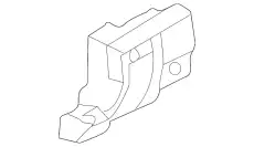 Кронштейн облицовки 4B3853922 VAG