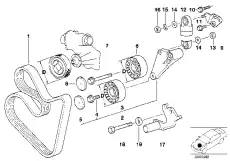 Обводной ролик !D=70MM \BMW 5' E39, 7' E38, 8' E31 11 28 1 704 500