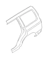 REAR QUARTER COMPLETE-OUTER,RIGHT 51402FC040 SUBARU
