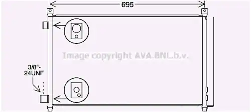 Конденсатор, кондиционер DN5456D AVA