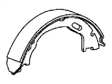 Тормозные колодки барабанные MOPAR 68020626AB