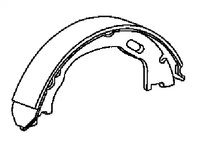 Тормозные колодки барабанные MOPAR 68020626AB