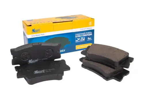 Тормозные колодки дисковые KRAFT KT 091436