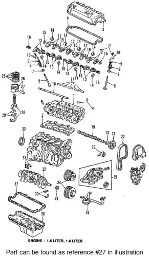 Поршень 13101PM6020 HONDA