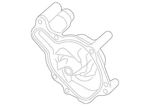 Корпус водяного насоса 079121014D VAG