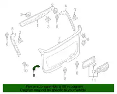 Ручка двери MAZDA B16A-69-470B 05