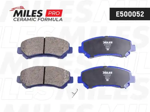 Тормозные колодки дисковые передняя ось MILES E500052