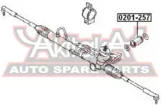 Сайлентблок рулевой рейки 0201257 ASVA