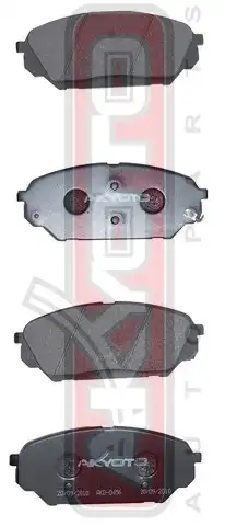 Тормозные колодки дисковые ASVA AKD0456