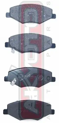 Тормозные колодки дисковые ASVA AKD0503