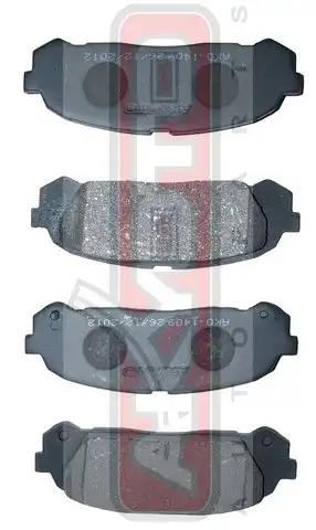 Тормозные колодки дисковые ASVA AKD1409
