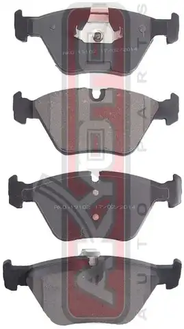 Тормозные колодки дисковые ASVA AKD19102