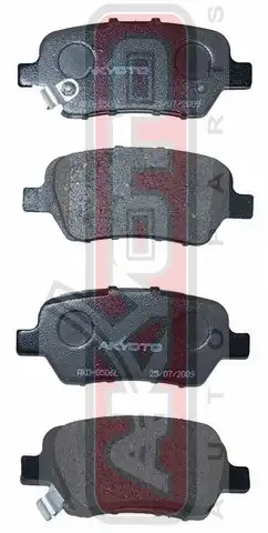 Тормозные колодки дисковые ASVA AKD8506