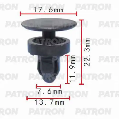 P370114 Клипса пластмассовая PATRON