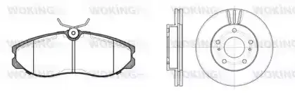 Тормозные колодки дисковые WOKING 8562300