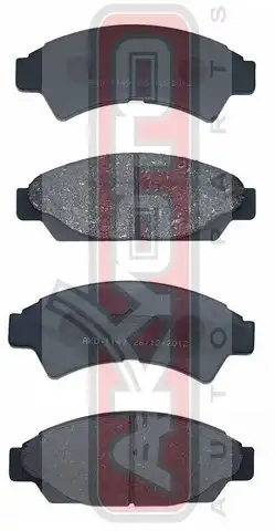 Тормозные колодки дисковые ASVA AKD1149