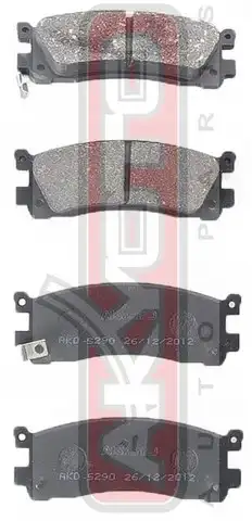 Тормозные колодки дисковые ASVA AKD5290