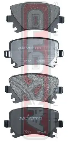 Тормозные колодки дисковые ASVA AKD0349