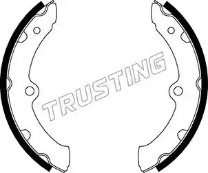Тормозные колодки барабанные TRUSTING 115334