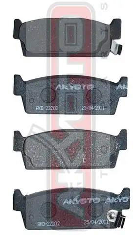 Тормозные колодки дисковые ASVA AKD22202