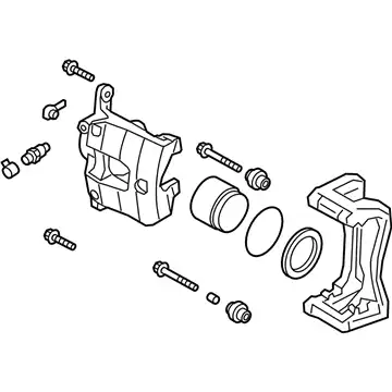Caliper kit-brake,rh 58190J5A01 HYUNDAI