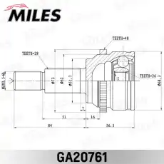 ШРУС MAZDA CX-5 KE 2011- нар.зад. GA20761 MILES