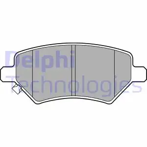 Тормозные колодки дисковые передняя ось DELPHI LP3452