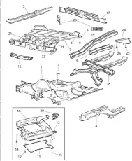 PIN, AIR DEFLECTOR ATTACH 650 3221 DODGE