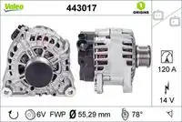 Генератор VALEO 443017
