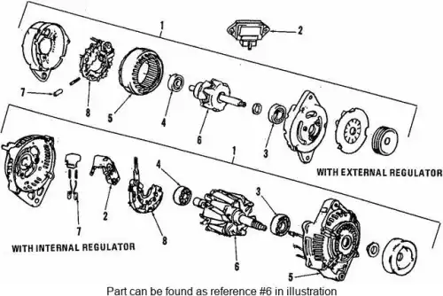 ROTOR ASSY., ALTERNATOR 31101PD2004 HONDA