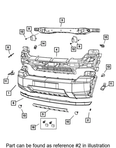 NUT SIDE MARKERS & CORNER LAMPS 68032 859AA JEEP