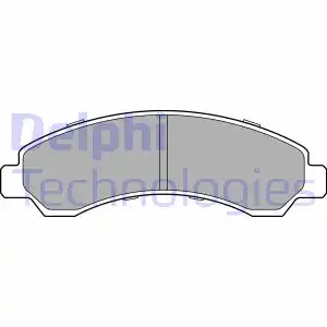 Тормозные колодки дисковые задняя ось DELPHI LP3453
