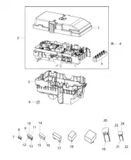 FUSE MICRO 3 15 AMP 68217 127AA JEEP
