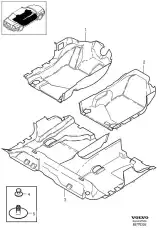 Коврики в салон VOLVO 39977619