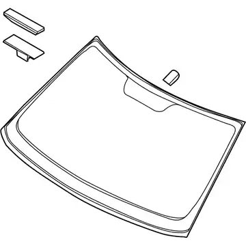 Glass assy - windshield 861102K020 KIA