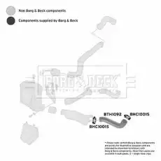 Патрубок воздушный BTH1093 BORG&BECK
